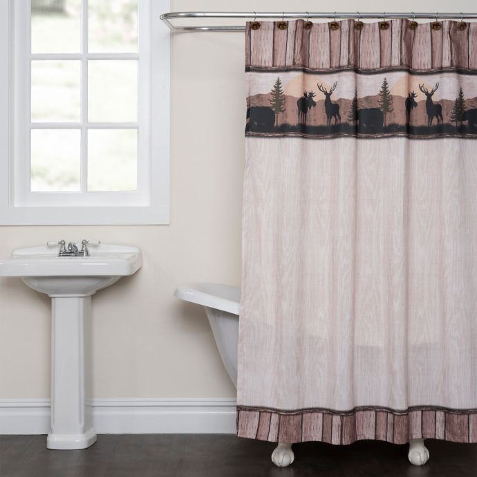 Silhouette Wildlife Shower Curtain Bed Bath Beyond