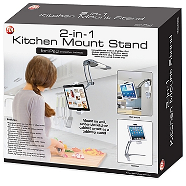 CTA Digital 2-in-1 Kitchen Mount Stand for iPad® Air and iPad 