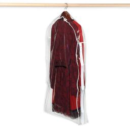 Crystal Clear Vinyl Suit Bag