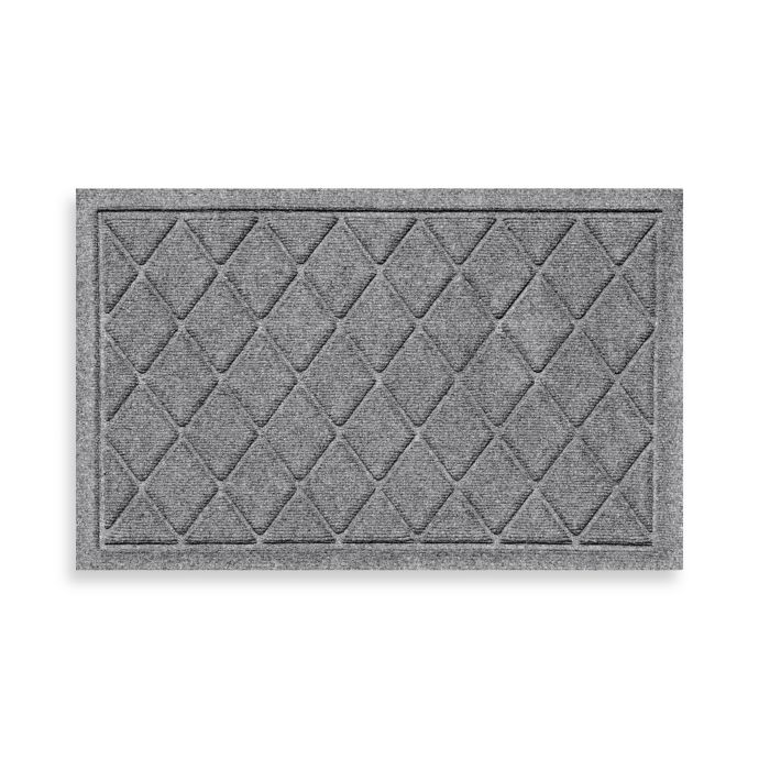 Weather Guard 18 Inch X 28 Inch Argyle Door Mat Bed Bath Beyond