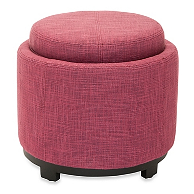 Safavieh Chelsea Round Tray Ottoman. View a larger version of this product image.