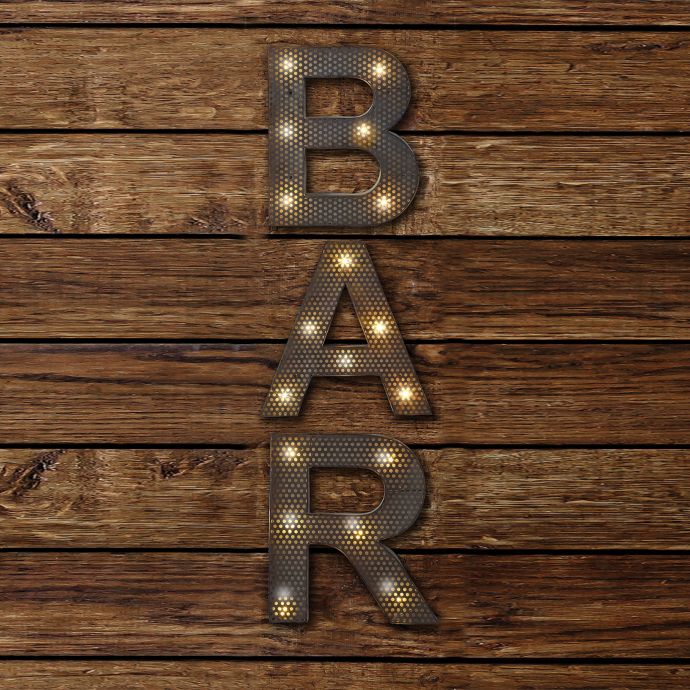 BAR LED Marquee Sign | Bed Bath & Beyond