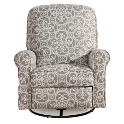 julian fabric swivel glider recliner