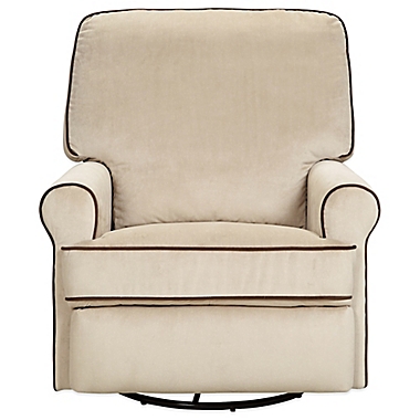 Pulaski Comfort Chair in Stella Doe with Coffee Piping. View a larger version of this product image.