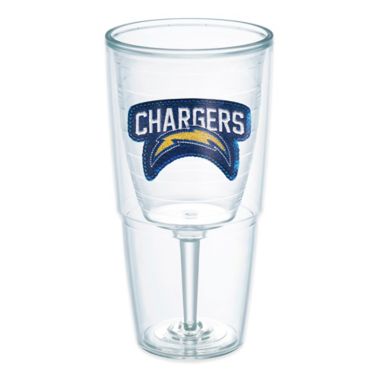 Tervis&reg; NFL Los Angeles Chargers Sequin 16 oz. Goblet. View a larger version of this product image.