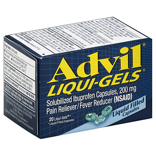 Alternate image 1 for Advil® Liqui-Gels® 20-Count 200 mg Pain Reliever/Fever Reducer Liqui-Gels