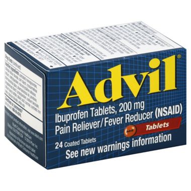 Advil&reg; 24-Count 200 mg Pain Reliever/Fever Reducer Tablets. View a larger version of this product image.