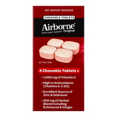 Airborne 32-Count Chewable Tablets in Berry. View a larger version of this product image.