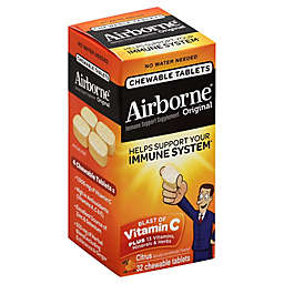Airborne Chewable 32-Count Tablets in Citrus