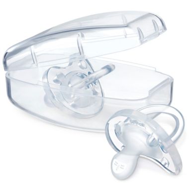 ChiccoDuo&reg; Deluxe Hybrid Baby Bottle Gift Set with Invinci-Glass&reg; in Clear/Grey. View a larger version of this product image.