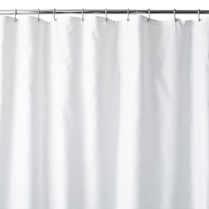 Hotel Fabric 144 Inch X 72 Inch Extra Wide Shower Curtain Liner In