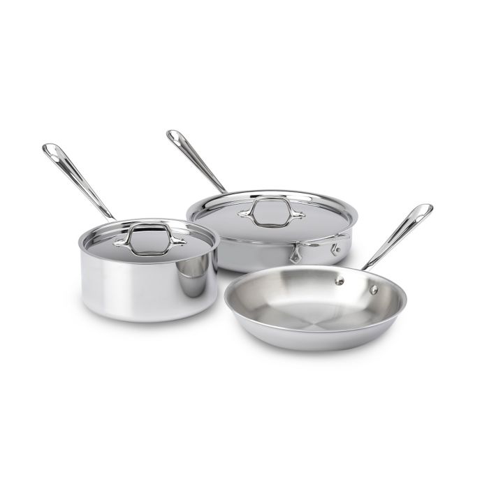 AllClad® 3Ply Stainless Steel Cookware Collection Bed Bath and Beyond Canada