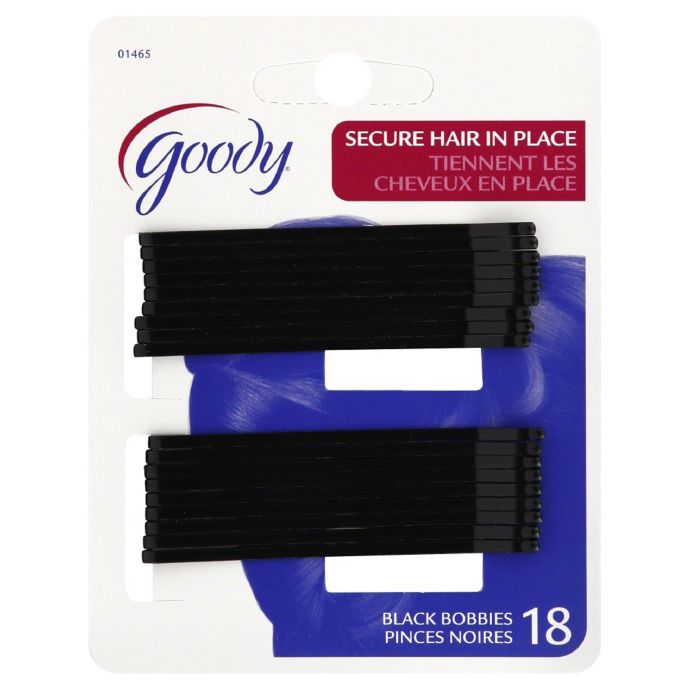 Goody 18 Count Large Bobby Pins In Black Bed Bath Beyond