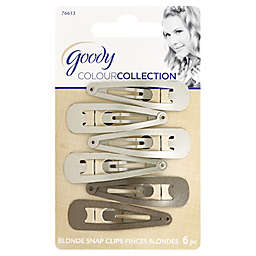 Goody® Colour Collection™ 6-Pack Snap Clips in Blonde