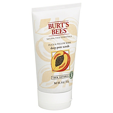 Burt&#39;s Bees&reg; 4 oz. Peach & Willow Bark Deep Pore Scrub. View a larger version of this product image.