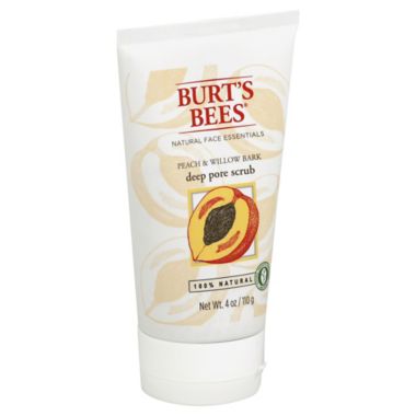 Burt's Bees&reg; 4 oz. Peach & Willow Bark Deep Pore Scrub. View a larger version of this product image.