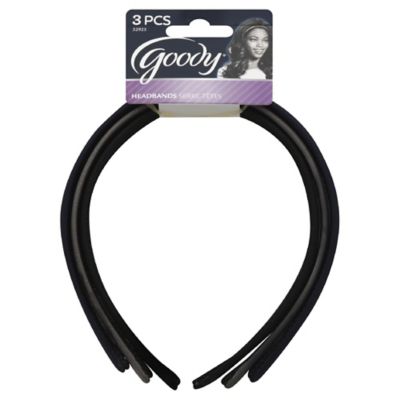 Goody 3-Pack Fabric Headband in Grey/Black