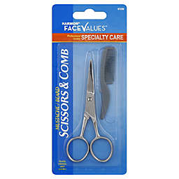 Harmon® Face Values™ Mustache Scissors & Comb