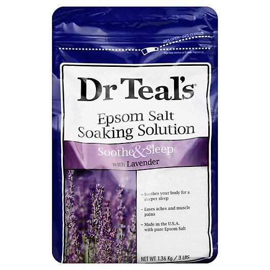 Alternate image 1 for Dr. Teal's Therapeutic Solutions 48 oz. Epsom Salt Sleep Soaking Solution in Lavender