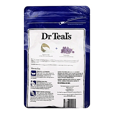 Dr. Teal&#39;s Therapeutic Solutions 48 oz. Epsom Salt Sleep Soaking Solution in Lavender. View a larger version of this product image.