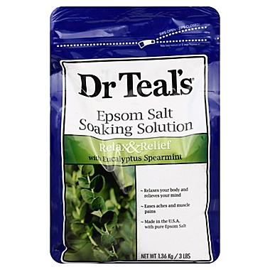 Dr. Teal&#39;s Therapeutic Solutions 48 oz. Epsom Salt Relax Soaking Solution in Eucalyptus Spearmint. View a larger version of this product image.