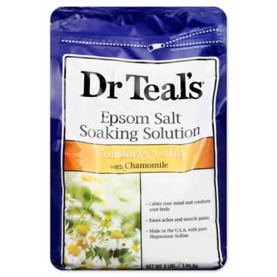 Dr. Teal&#39;s Therapeutic Solutions 48 oz. Epsom Salt Calm Soaking Solution in Chamomile