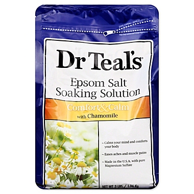 Dr. Teal&#39;s Therapeutic Solutions 48 oz. Epsom Salt Calm Soaking Solution in Chamomile. View a larger version of this product image.