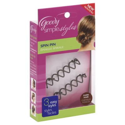 Goody&reg; Simple Styles&trade; 3-Pack Updo Spin Pins for Dark Hair