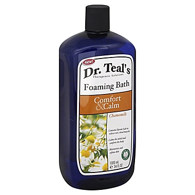 Dr. Teal&#39;s Comfort & Calm 34 oz. Chamomile Foaming Bath. View a larger version of this product image.
