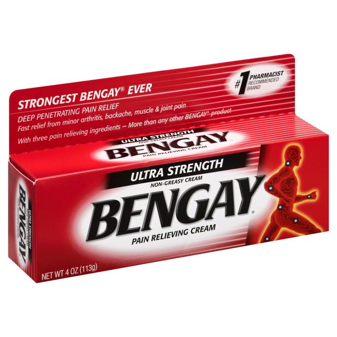 Bengay 4 oz. Ultra Strength Cream Bed Bath & Beyond