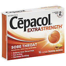 Cepacol® Extra Strength 16-Count Sore Throat Lozenges in Honey Lemon