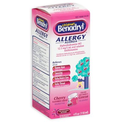 Benadryl Children&#39;s 4 oz. Allergy Liquid in Cherry Flavor