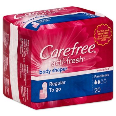 Carefree Acti-Fresh 20-Count Unscented Pantiliners
