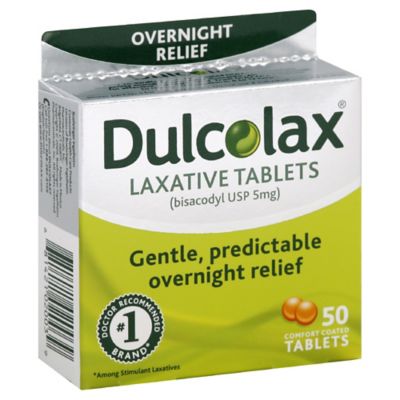 Dulcolax Laxative 50-Count Tablets