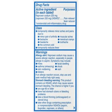 Aleve&reg; 50-Count Pain Reliever/Fever Reducer Tablets. View a larger version of this product image.