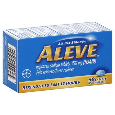 Aleve 50-Count Pain Reliever Fever Reducer Caplets