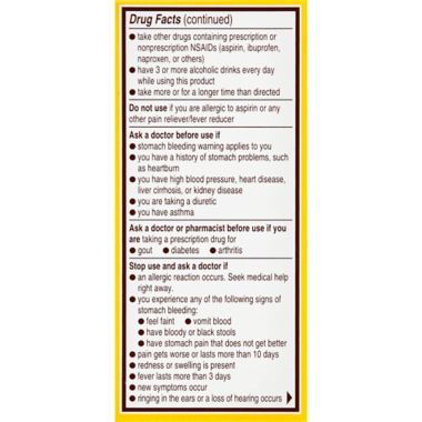 Bayer&reg; 50-Count 325mg Aspirin Tablets. View a larger version of this product image.