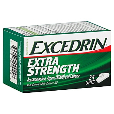Excedrin Extra Strength 24-Count Caplets. View a larger version of this product image.