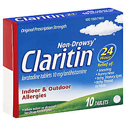 Claritin® 10-Count Non-Drowsy 24-Hour Allergy Relief Tablets