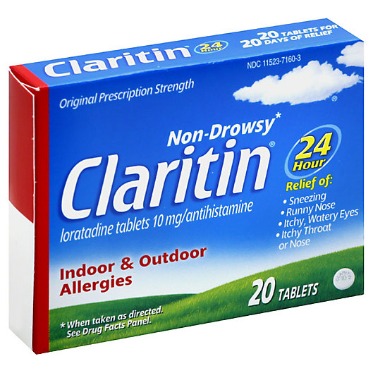 Alternate image 1 for Claritin® Indoor & Outdoor Allergies 20-Count 24-Hour Tablets