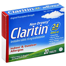 Claritin® Indoor & Outdoor Allergies 20-Count 24-Hour Tablets
