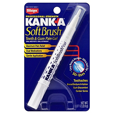 Blistex&reg; Kank-A&reg; SoftBrush&reg; .07 oz. Tooth and Gum Pain Gel. View a larger version of this product image.