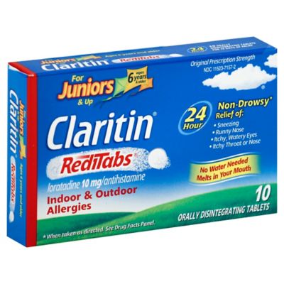 Claritin 10-Count 24 Hour Pediatric Allergy Redi-Tabs | Bed Bath & Beyond