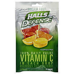 Halls Defense® 25-Count Sugar-Free Vitamin C Throat Drops in Assorted Citrus