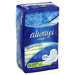 Always® Maxi 32-Count Long Super Pads