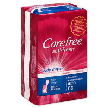 Carefree 30-Count Unscented Regular Pantiliners. View a larger version of this product image.
