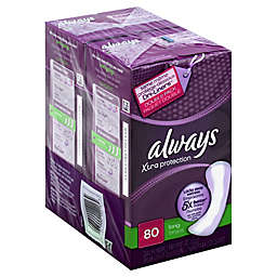 Always Xtra Protection 80-Count Long Daily Liners