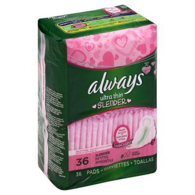 Always Ultra Thin 36-Count Slender with Flexi-Wings Pads