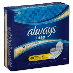 Always Maxi 48-Count Regular Pads