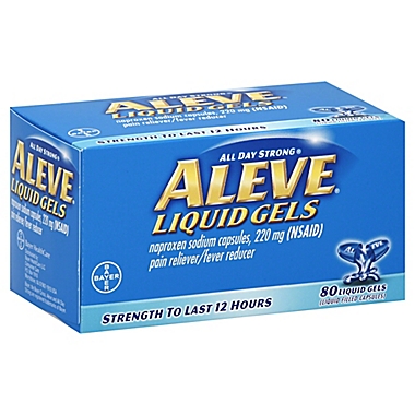 Aleve 80-Count Liquid Gels. View a larger version of this product image.